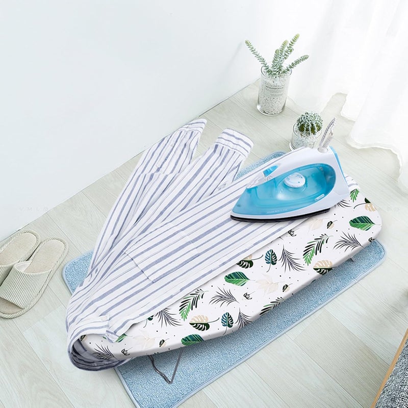 MZXcuin Small Ironing Board Cover Scorch Resistant, Table top Ironing Cover with Padding Heat Reflective Heavy Duty Pad… - Image 5